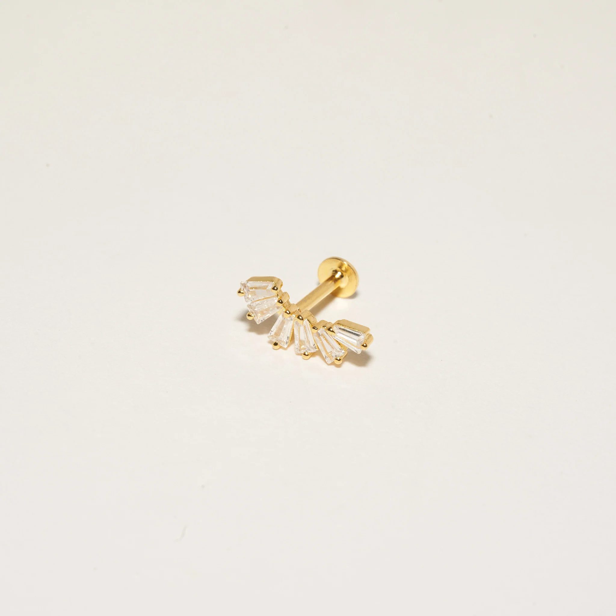 Crystal Cascade Flat Back Climber in Gold - Image 4
