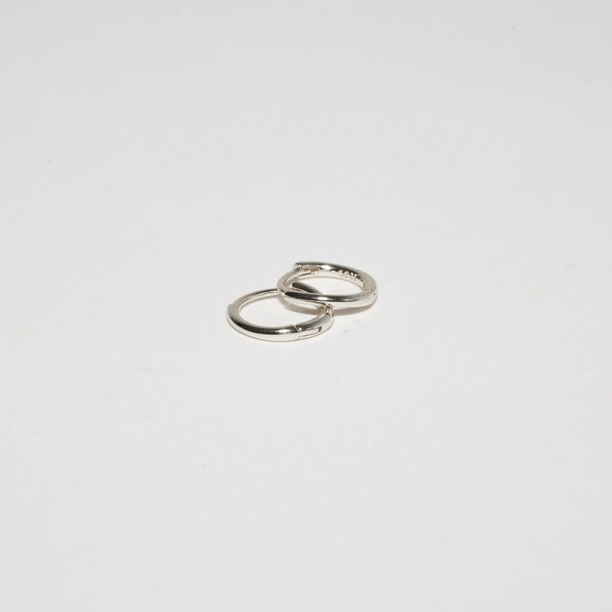 Essential Cartilage Hoops in Silver - Image 3
