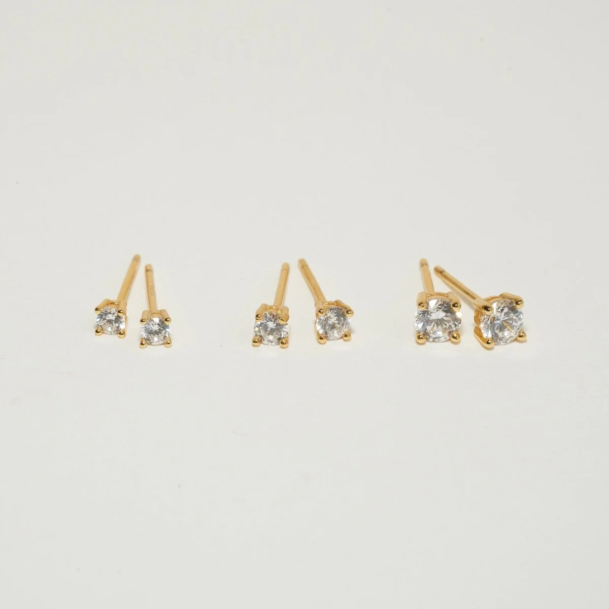 Essential Crystal Studs In Gold - Image 5