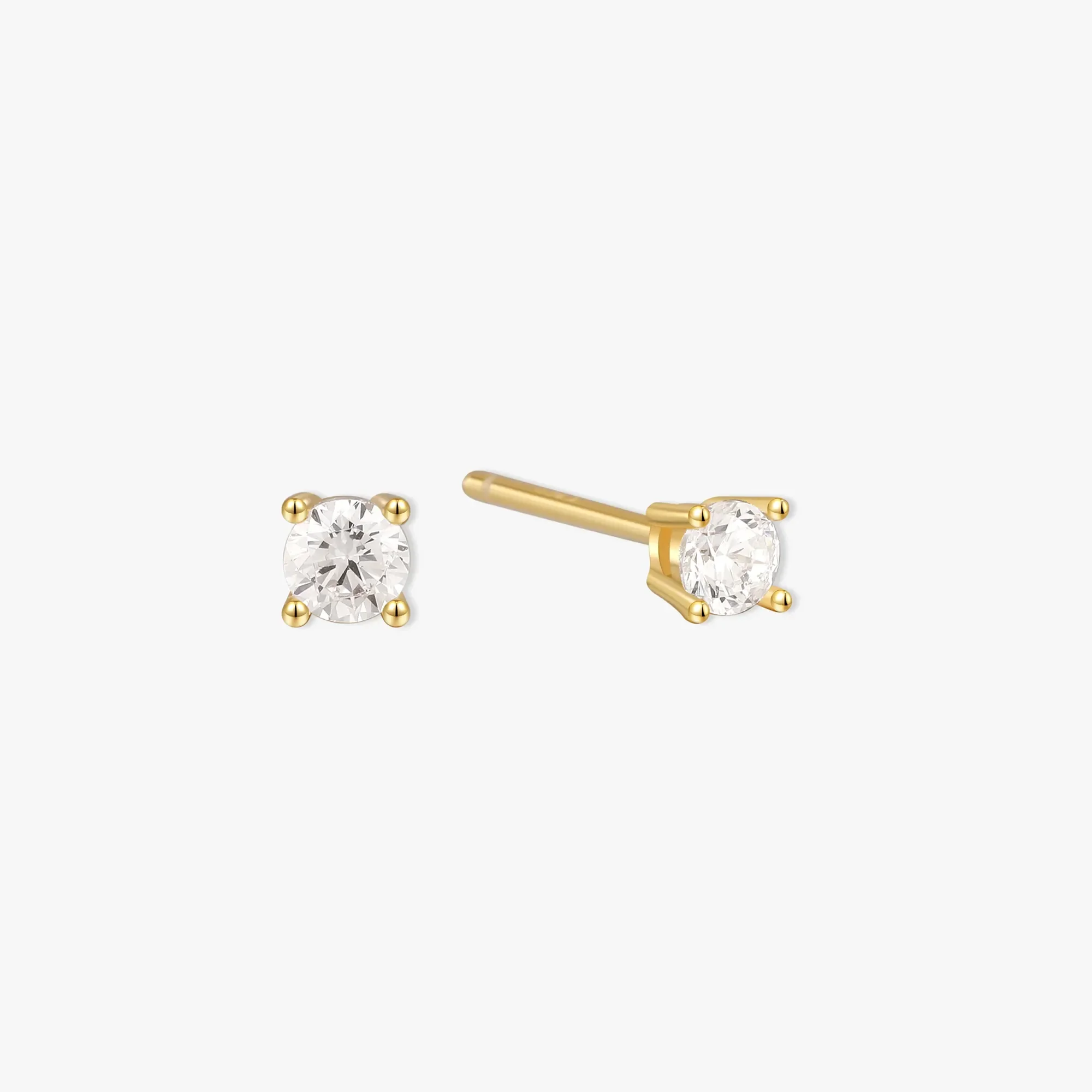 Essential Crystal Studs In Gold - Image 7