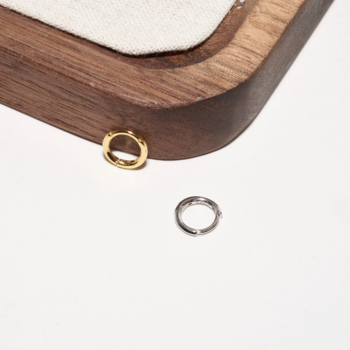 Essential Helix Hoop in Silver - Image 5
