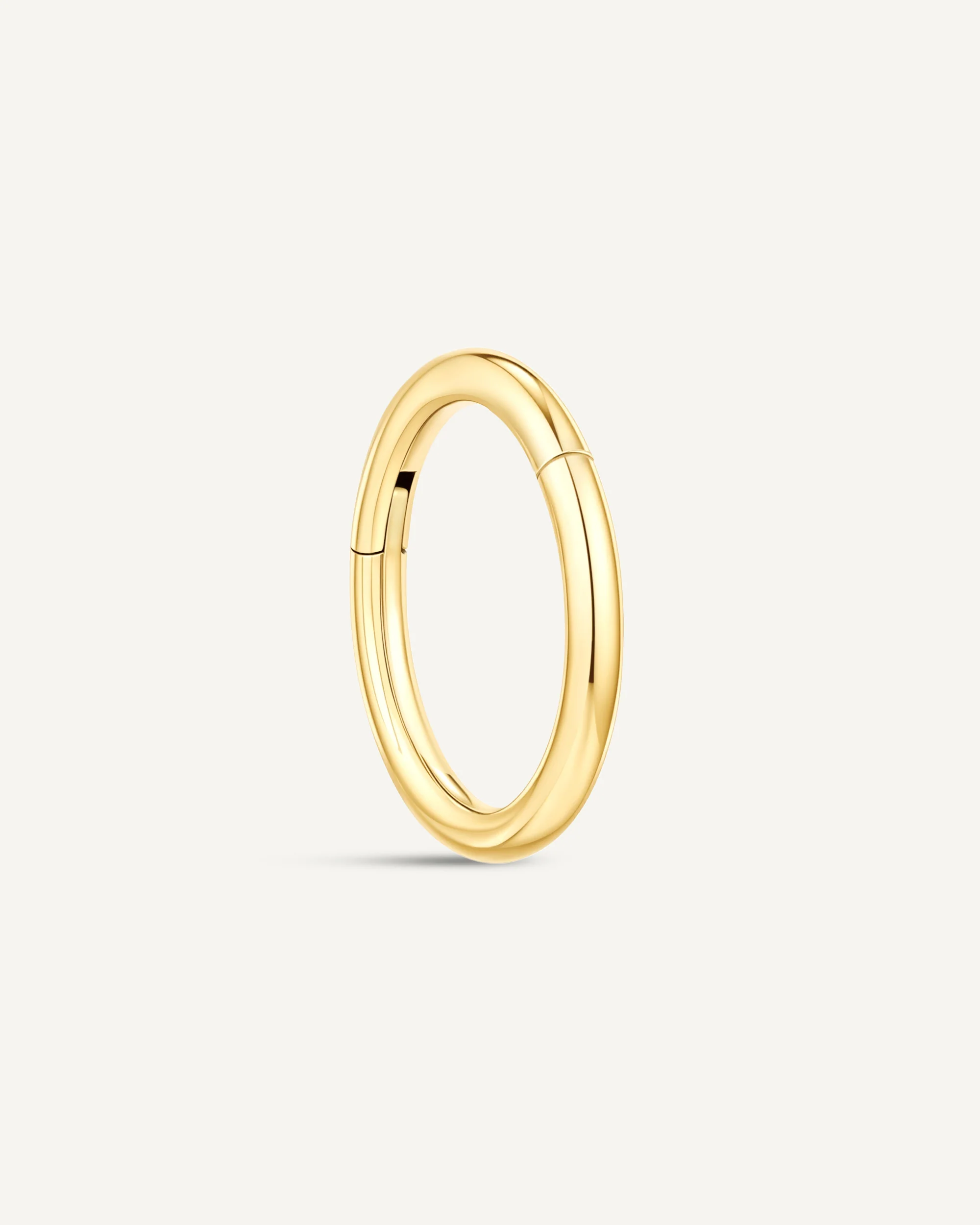 Essential Titanium Clicker Huggies In Gold - Image 6