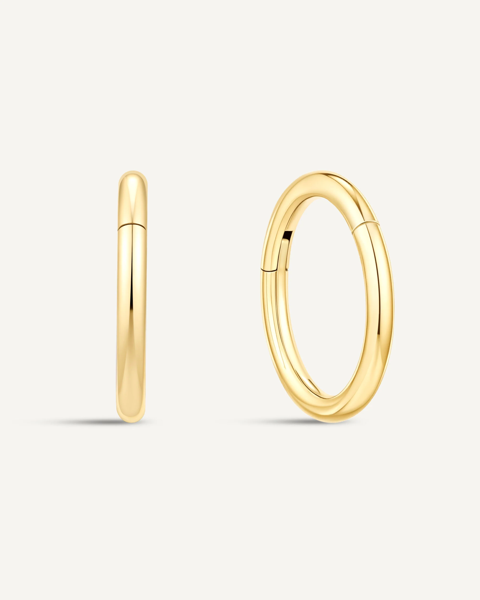 Essential Titanium Clicker Huggies In Gold - Image 7