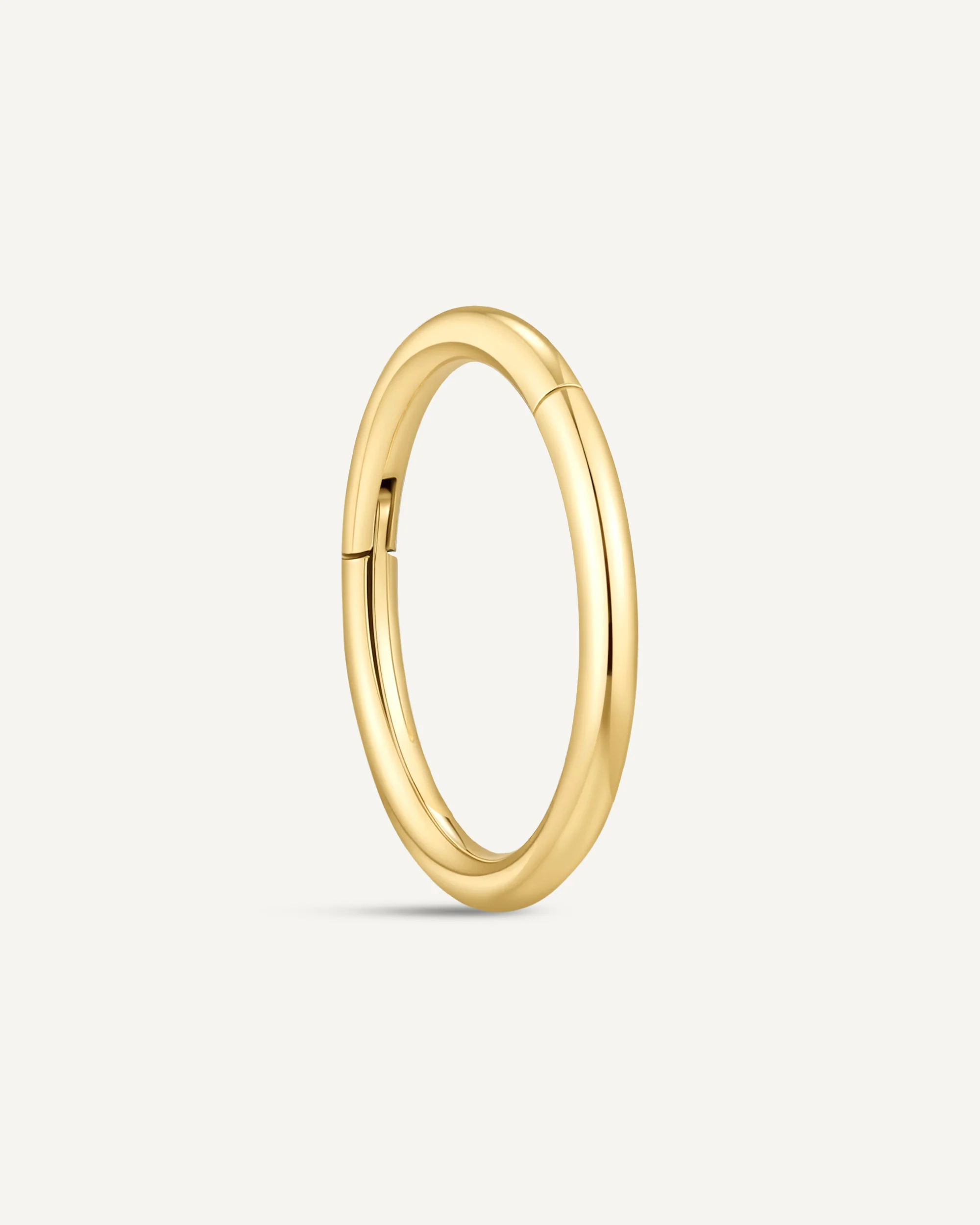 Essential Titanium Clicker Huggies In Gold - Image 8