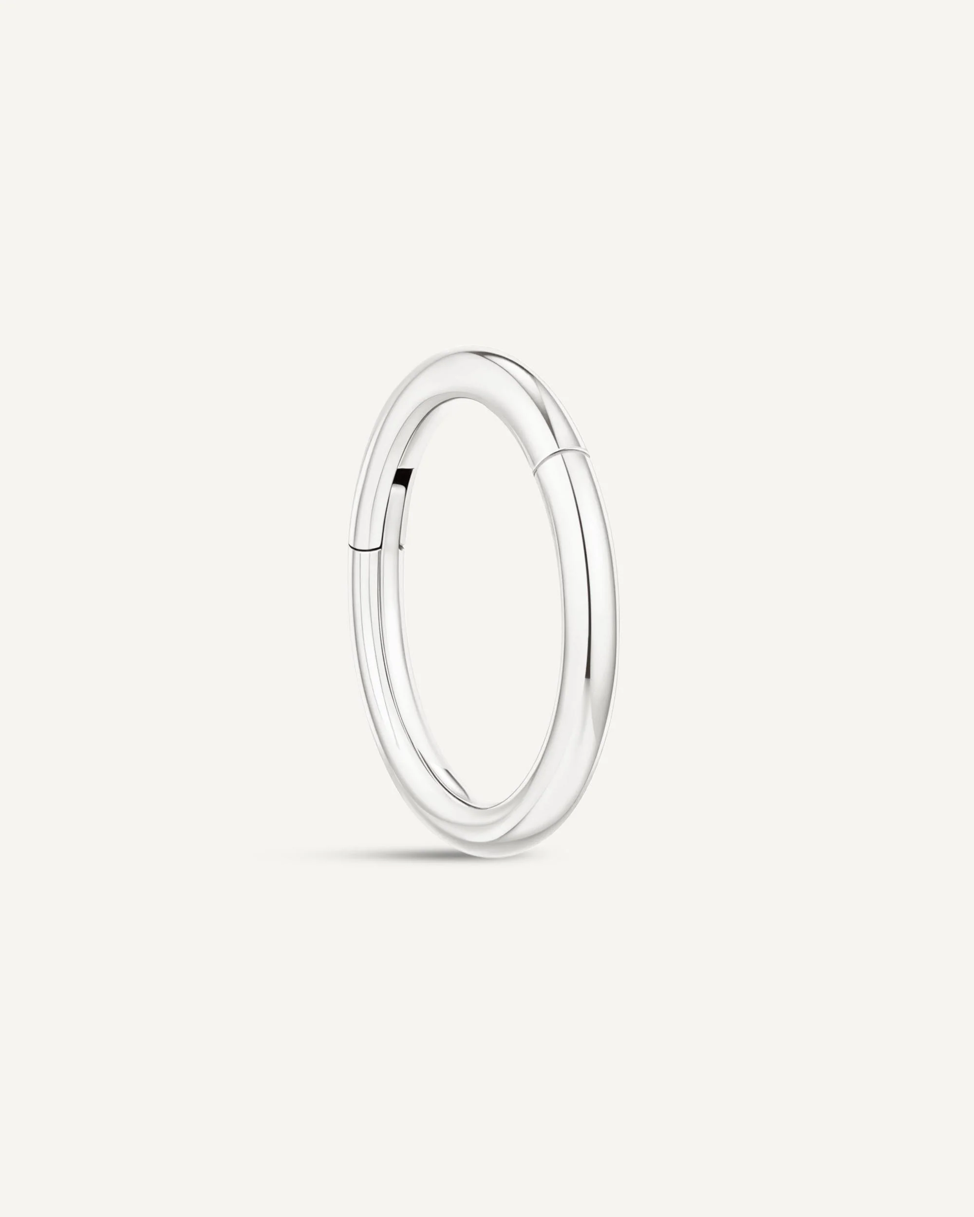 Essential Titanium Clicker Huggies In Silver - Image 6