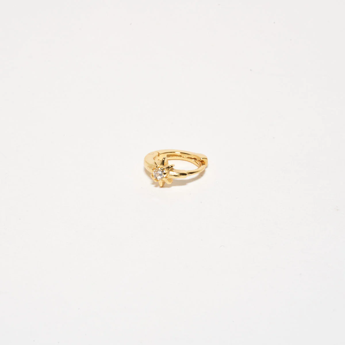 Starburst Helix Hoop in Gold - Image 3